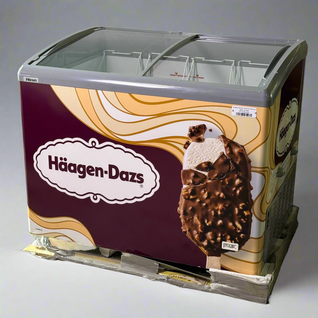 HIRON Showcase Freezer / Refrigerator Multifunction 38"L x 27"W x 30"H Brown SD-300E