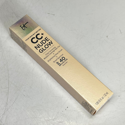 IT COSMETICS Cc+ Nude Glow Lightweight Foundation W/ Spf 40 1.08oz Light Medium