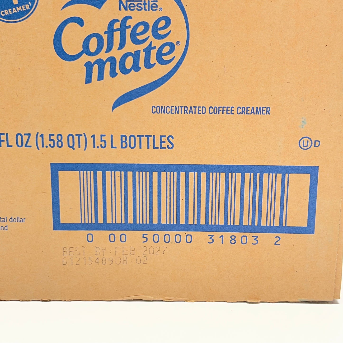 COFFEE MATE (2 PACK) French Vanilla Creamer 50.7 fl oz. BB 02/27