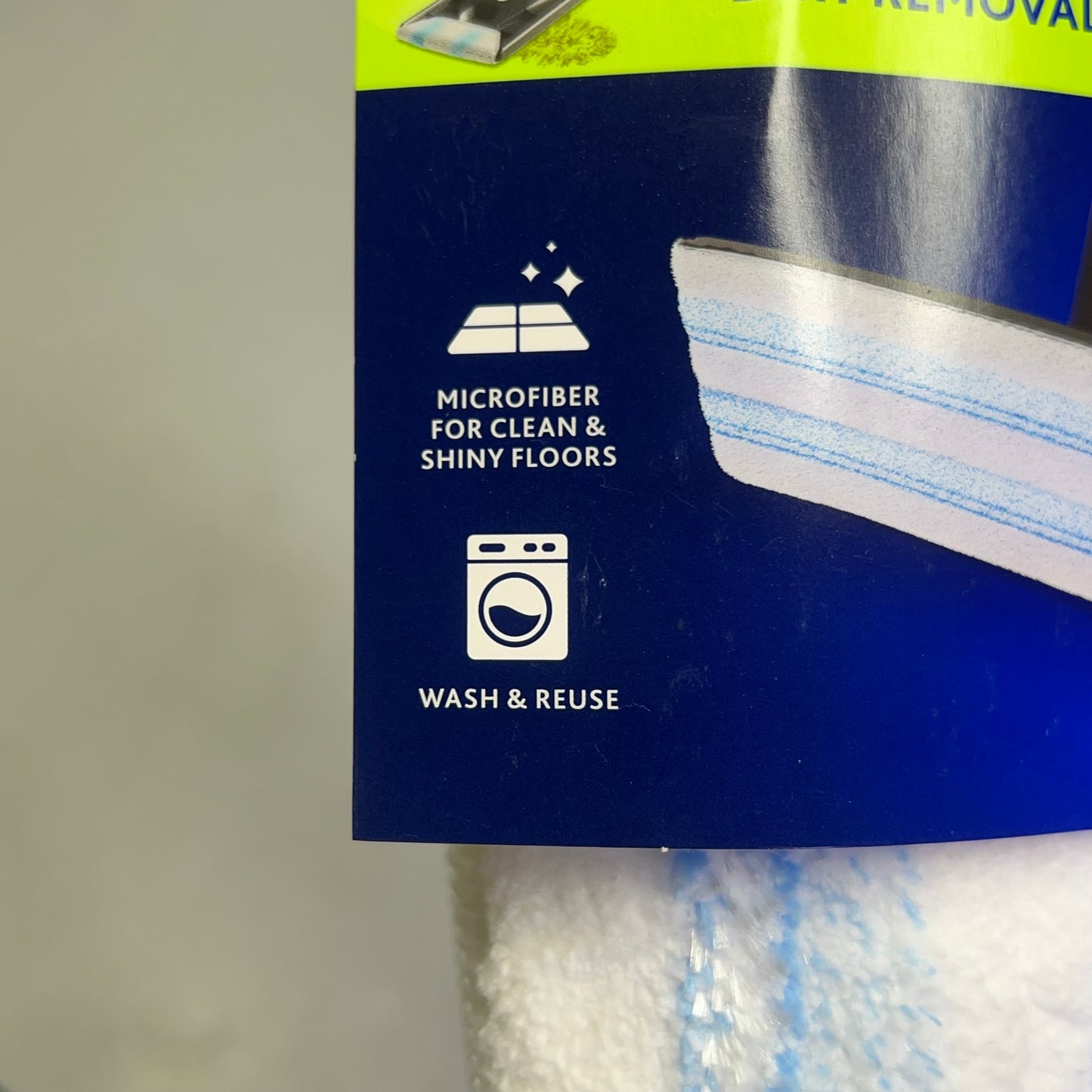 O-CEDAR (2 PACK, 2 HEADS EACH) H2prO Mop Heads 9.25" x 4.38" White 26-231