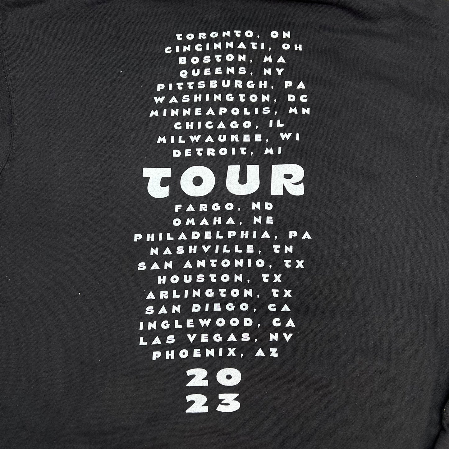 P!NK 2023 Summer Carnival Tour Concert Pull Over Hoodie Women's Sz M Black