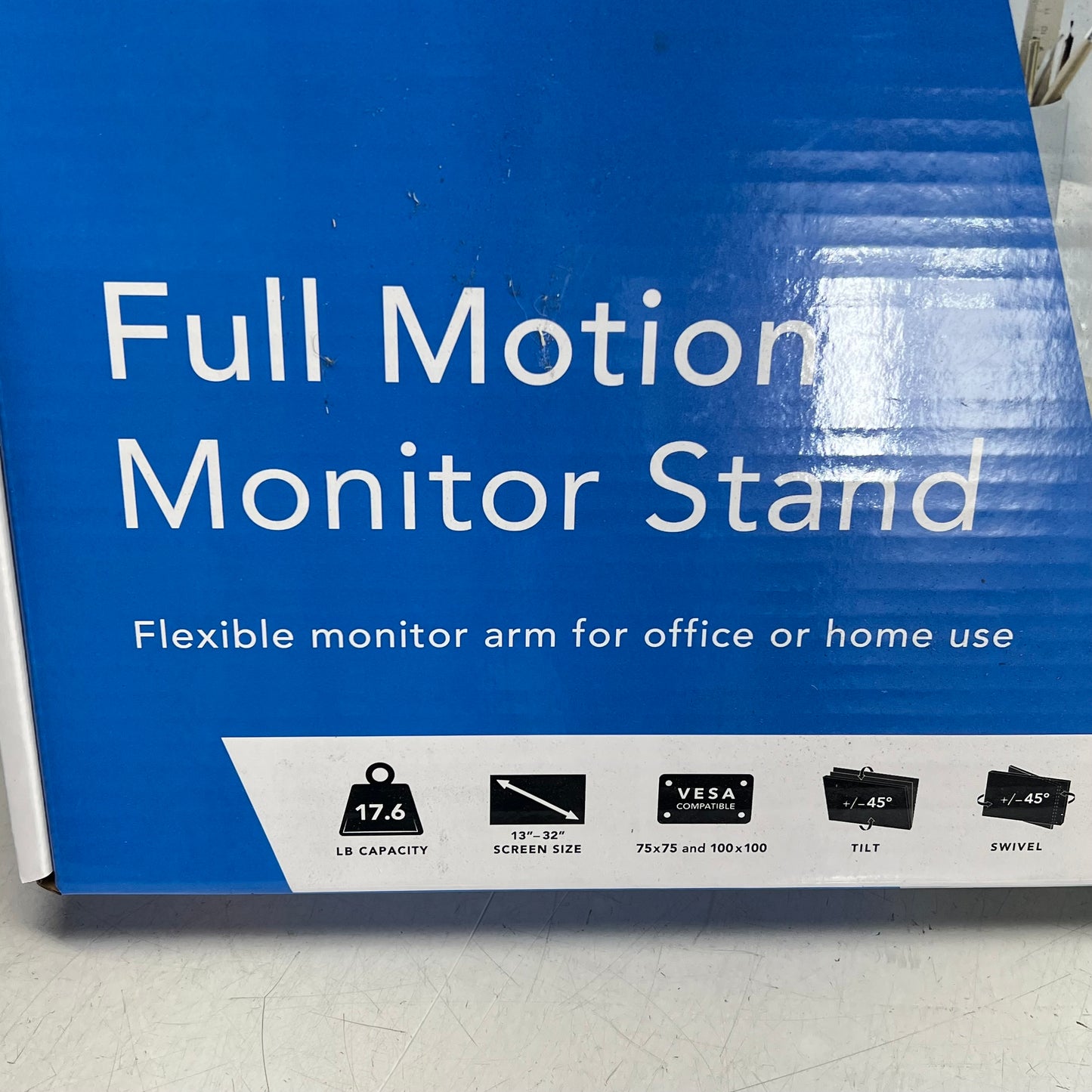 MOUNT-IT Adjustable Tilting, Swiveling Monitor Desk Mount Stand Black MI-1757