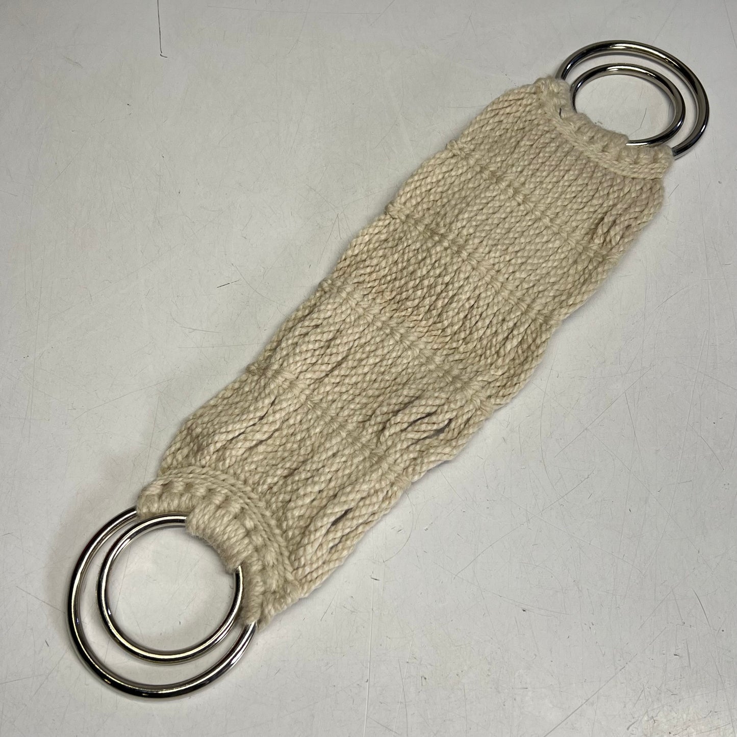 OUTTFITTERS SUPPLY Decker Horse/Mule Pack Cinch Mohair/woo Blend 22" Crème WPA215-22