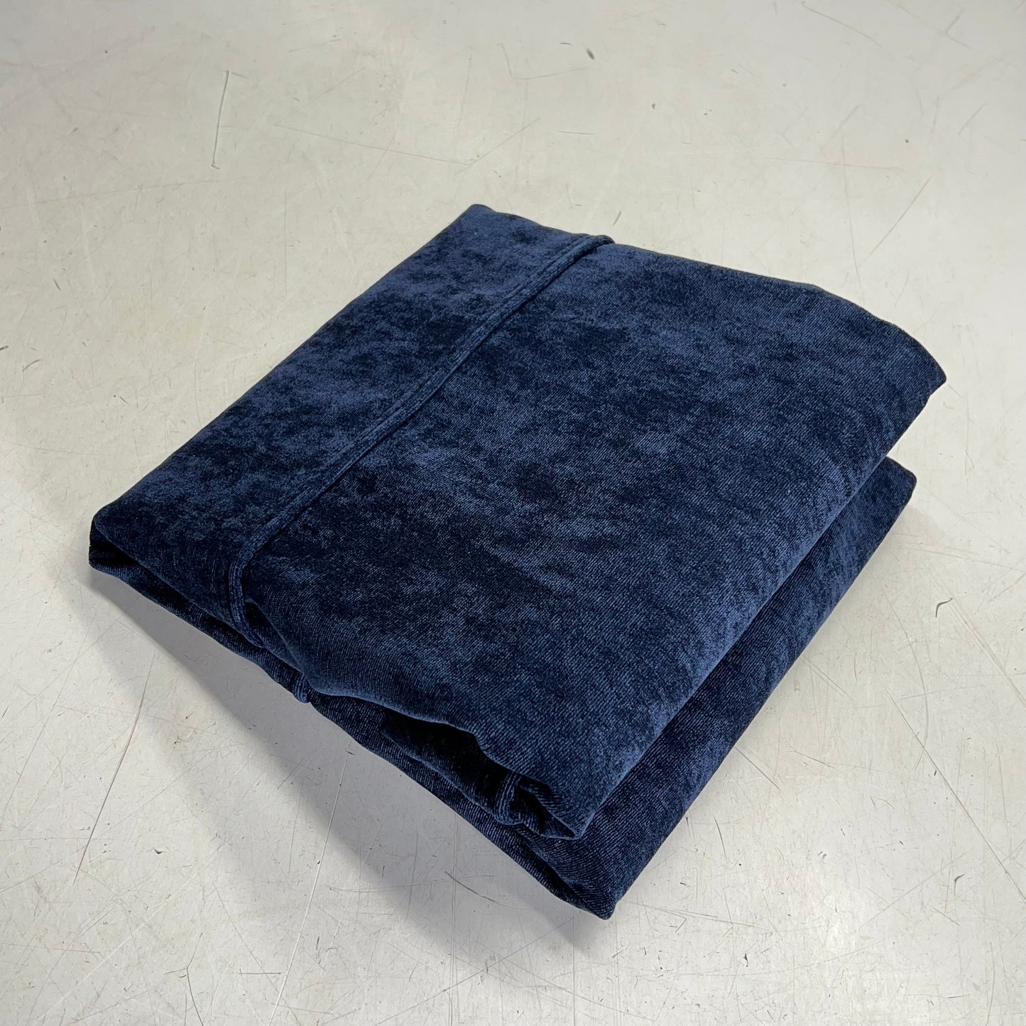 LOVE SAC Deep Angled Side Cover Corded Velvet 29" W X 28.5"T X 6"D Sapphire Navy