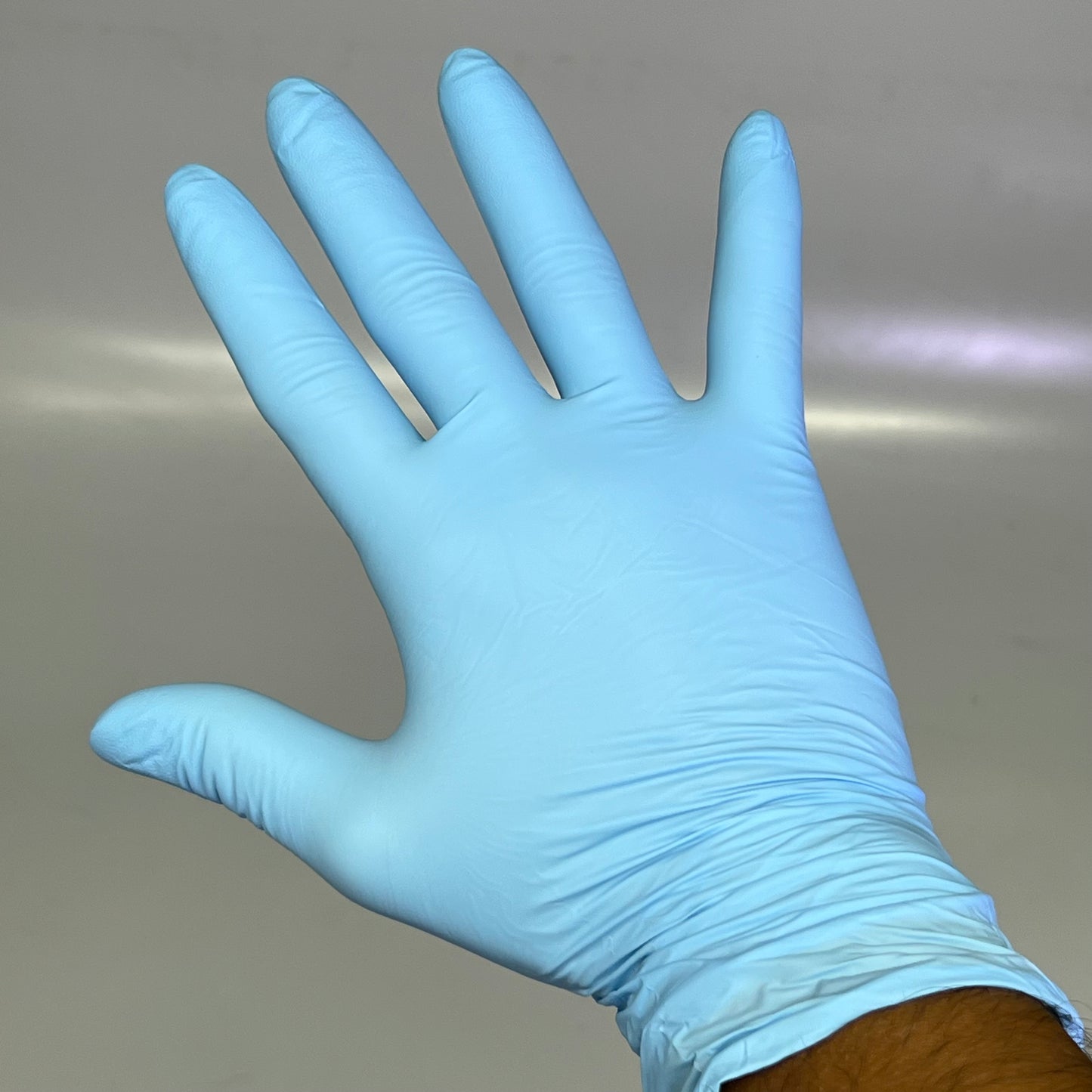 THGLOVE (100 Gloves) Nitrile Examination Gloves Sz M Blue