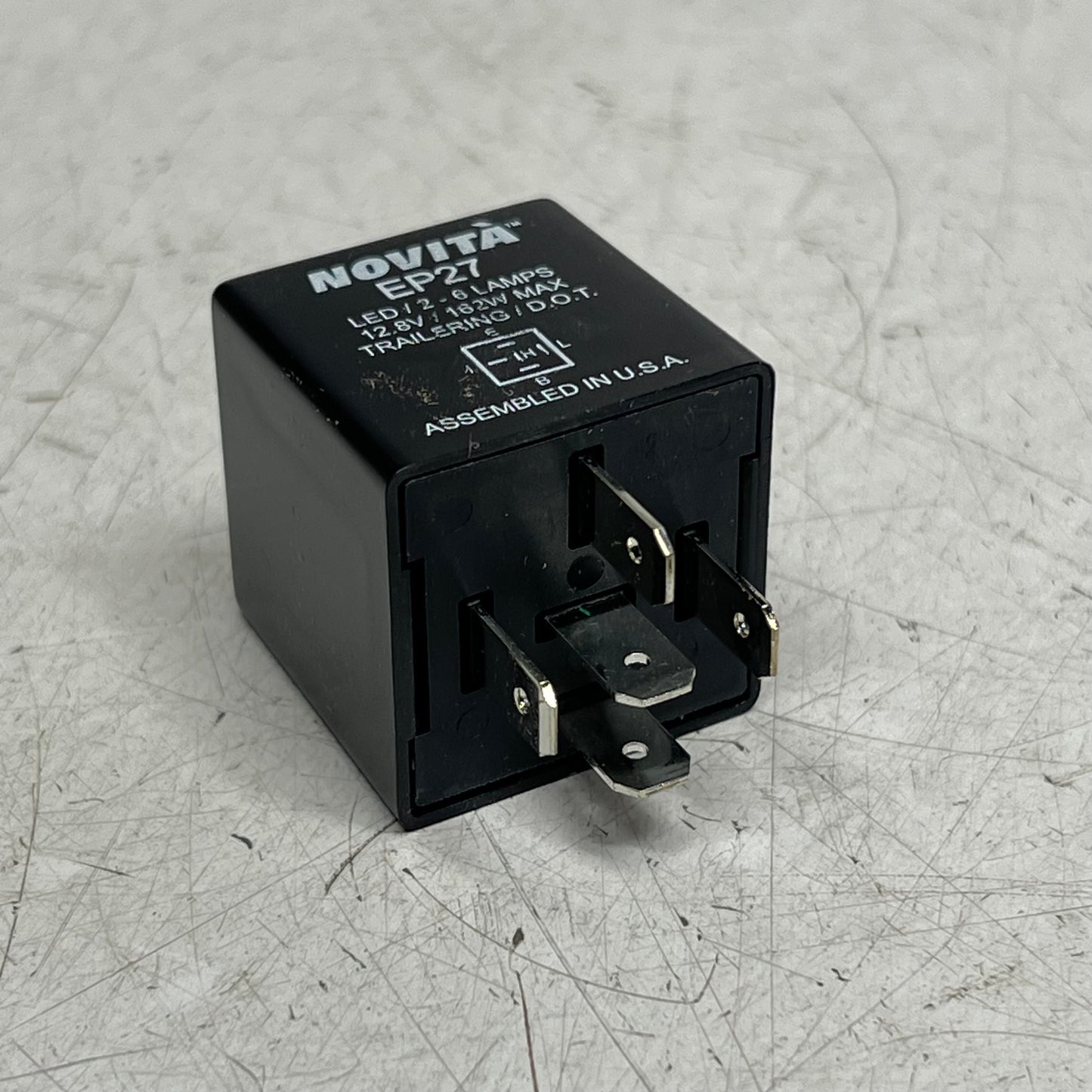NOVITA  Turn Signal/hazard Warning Flasher 12V Applications 5 Terminals EP27