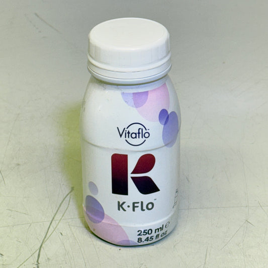 ZA@ VITAFLO (24 PACK) K-Flo 8.45 fl oz Vanilla BB 11/ (New- Slightly Lined)