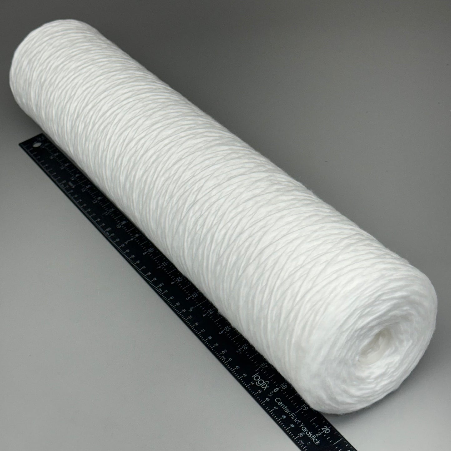 PARKER 2PK String Wound Filter Cartridge Cotton 20”W White