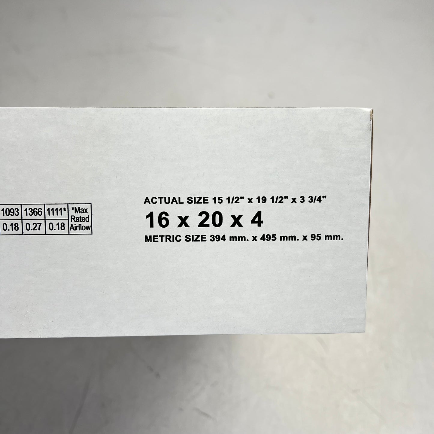 ZA@ GRAINGER  (6 PACK) Merv 7 Pleat Captures 75-80% of Partials 16X20X4 White 5W516