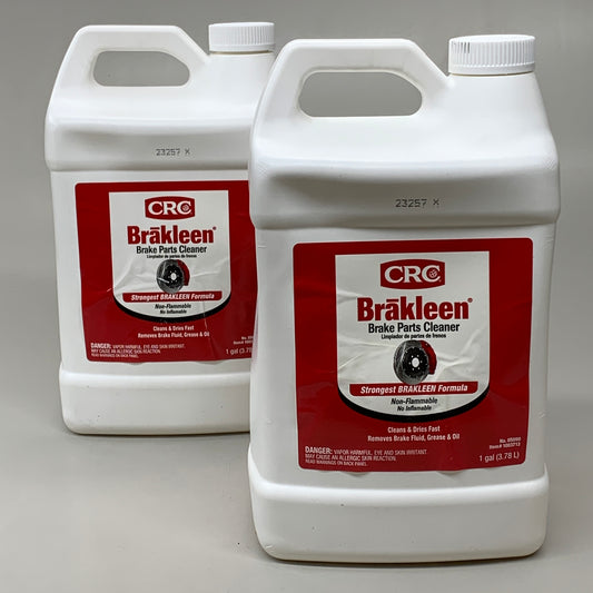 CRC (2 PACK) Brakleen Brake Parts Cleaner Strongest Formula 1 Gallon 1003713