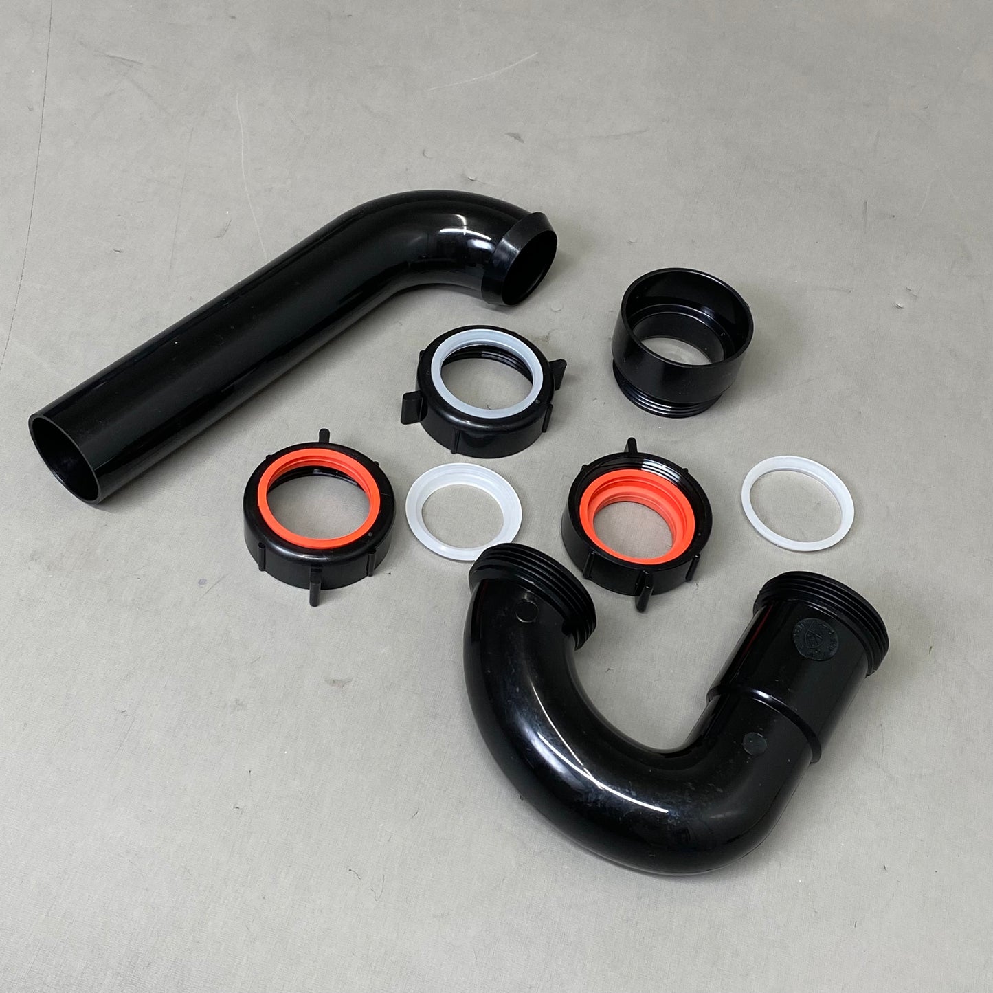 PROFLO Plastic P-Trap Slip Joint PVC Marvel Connector 1-1/4" Black PFPTP101