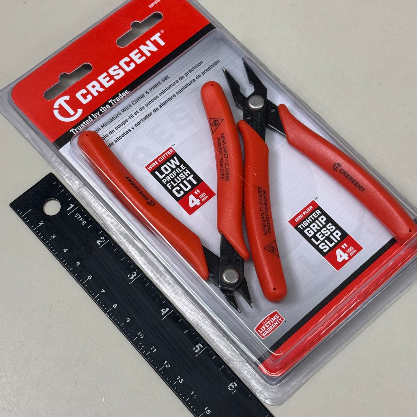 CRESCENT (2 Piece) Shear Cutter Mini Pliers Set Electrician Tool