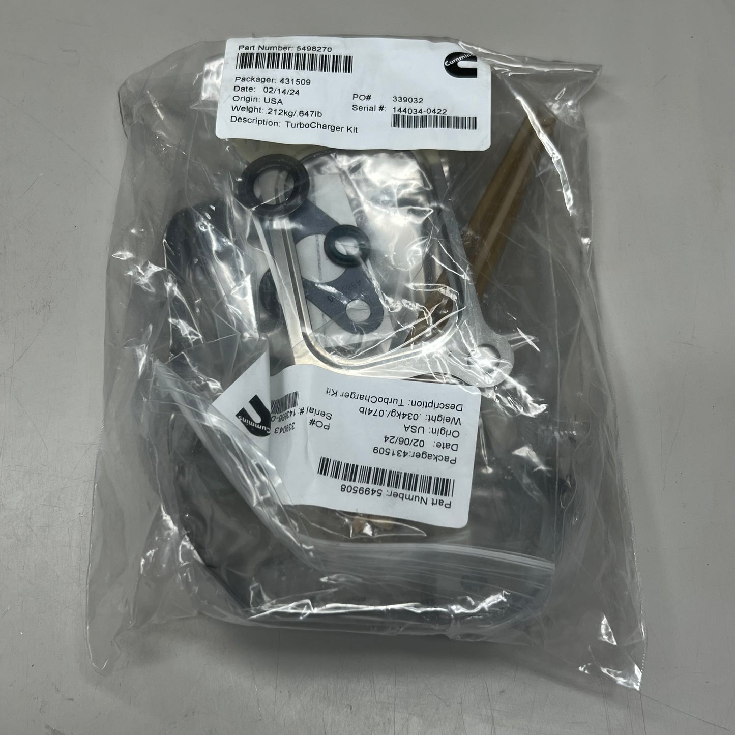 MOPAR Turbocharger Assembly Sz 12"L X 11"H  R8444771AB-1 (Minor Damage/Pictures)