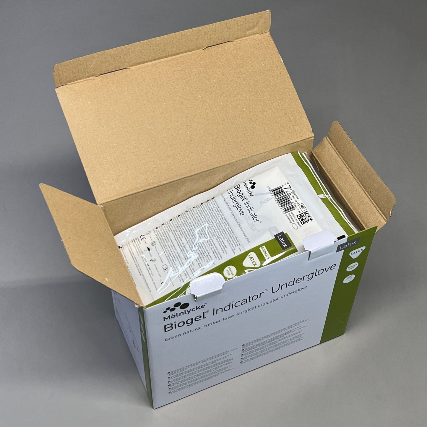ZA@ Pallet of MIXED Underwear, Saline Irrigation Solution, Paper Bags, Biogel Latex Surgical Indicator Underglove, Plastic Hose, Etc... (AS-IS)