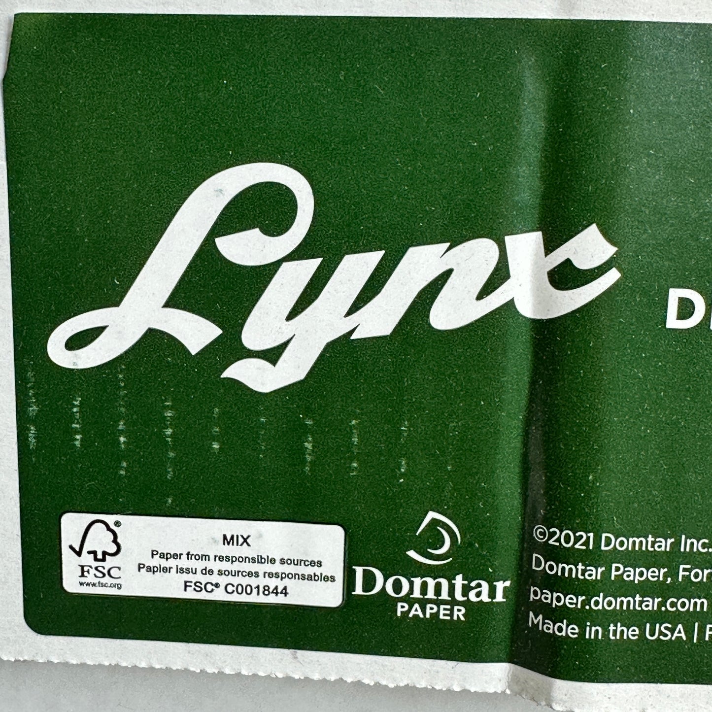 DOMTAR Lynx Opaque Digital Ultra Smooth Laser Paper 13" x 19" 80/32 lbs 1000