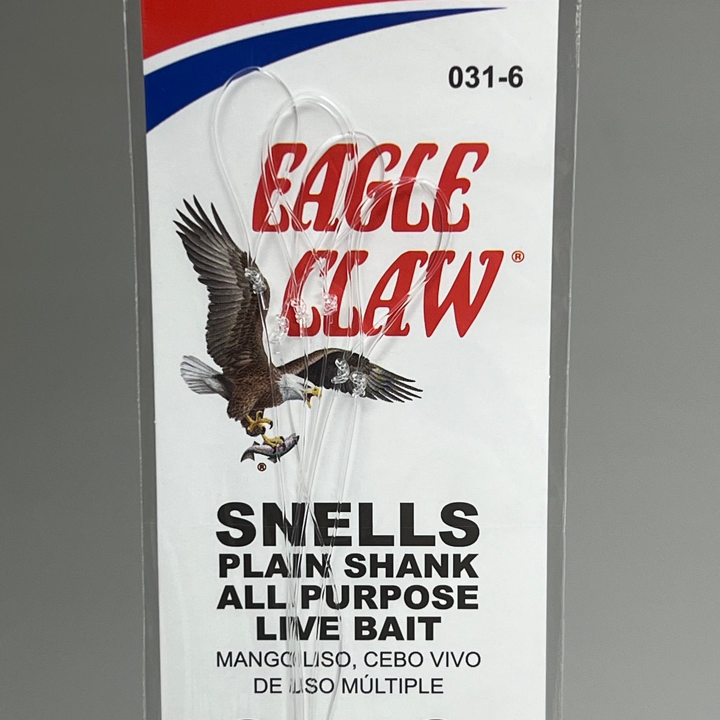 EAGLE CLAW (3 PACK) Plain Shank All Purpose Live Bait Bronze #6 6pc 031-6