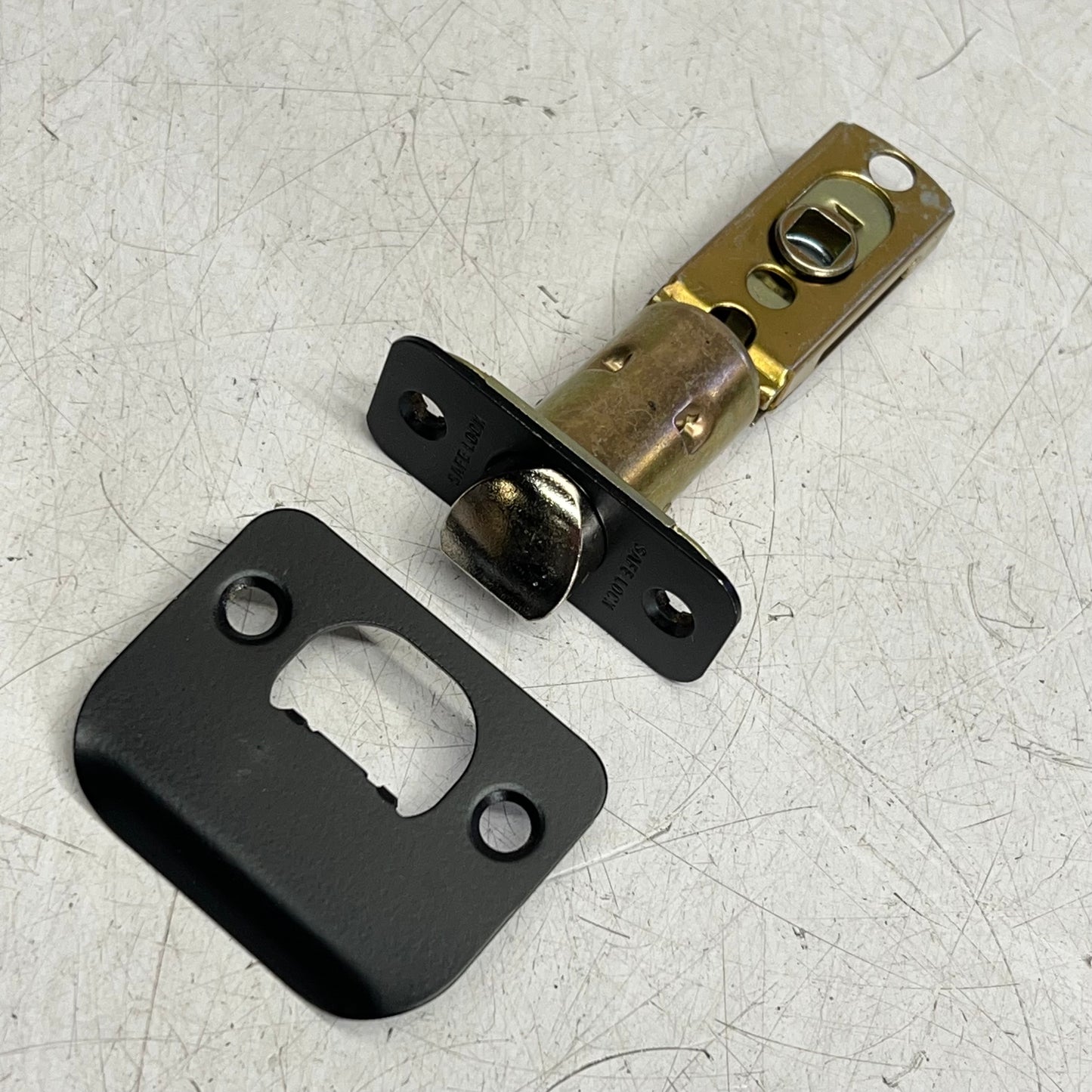 KWIKSET Layton Privacy Levers Adjustable Backset  Matte Black 9SL30000-095