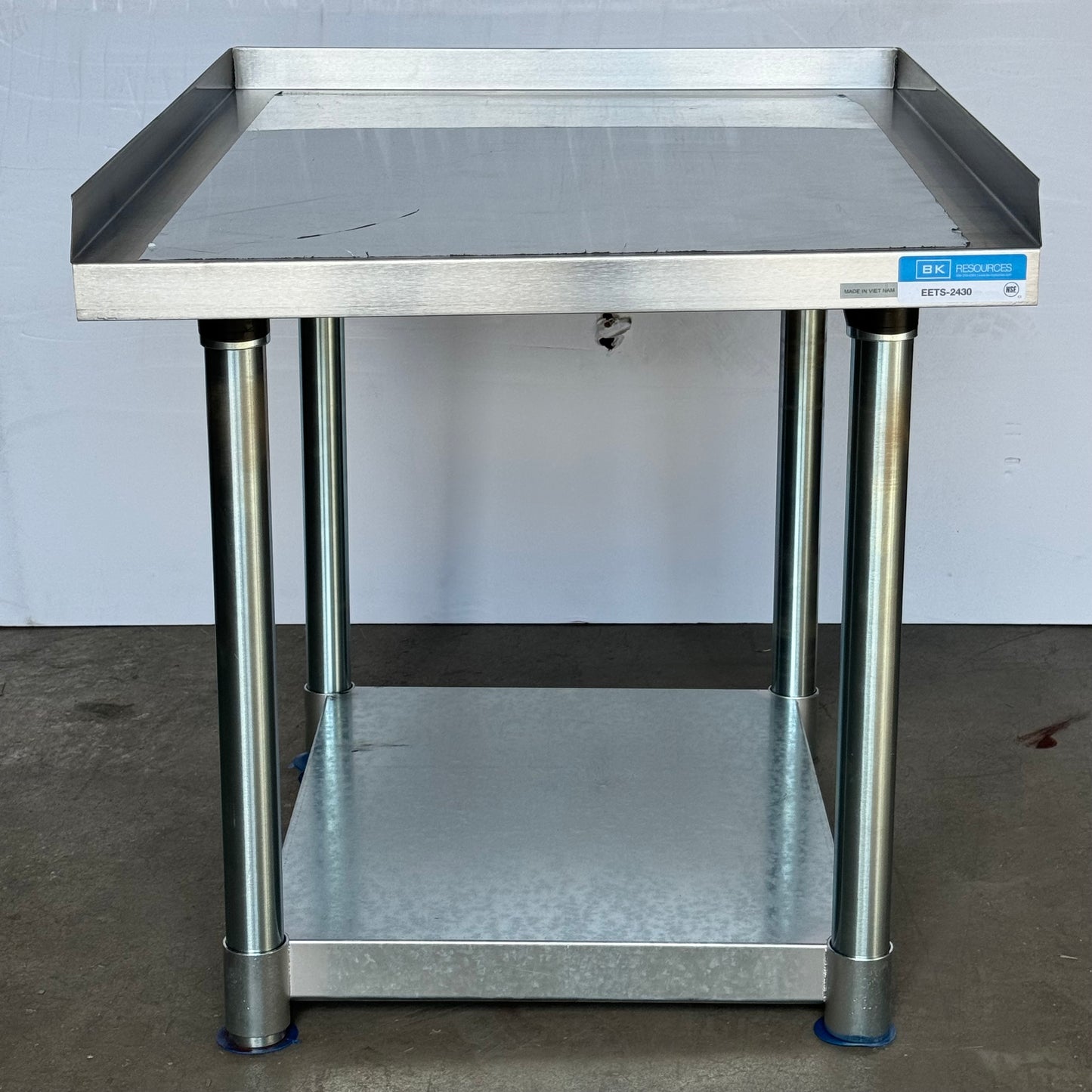 BK RESOURCES 430 Stainless Steel Table EETS-2430 30”Lx25”Hx24”W Silver