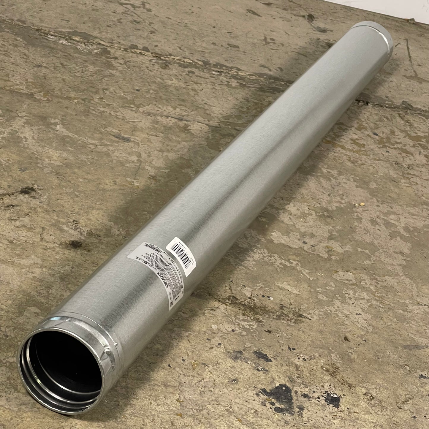 SELKIRK (6-Pack) Duravent Locktab Double Wall Round Gas Pipe 4" Dia x 5' L Steel 4RV5