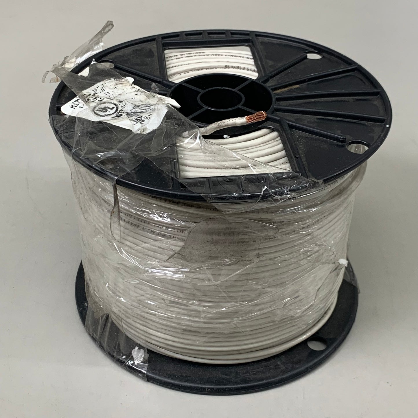 REPUBLIC Neutral Wire Stranded Copper 12 AWG Type MTW 190 Nylon 600V 500ft Spool
