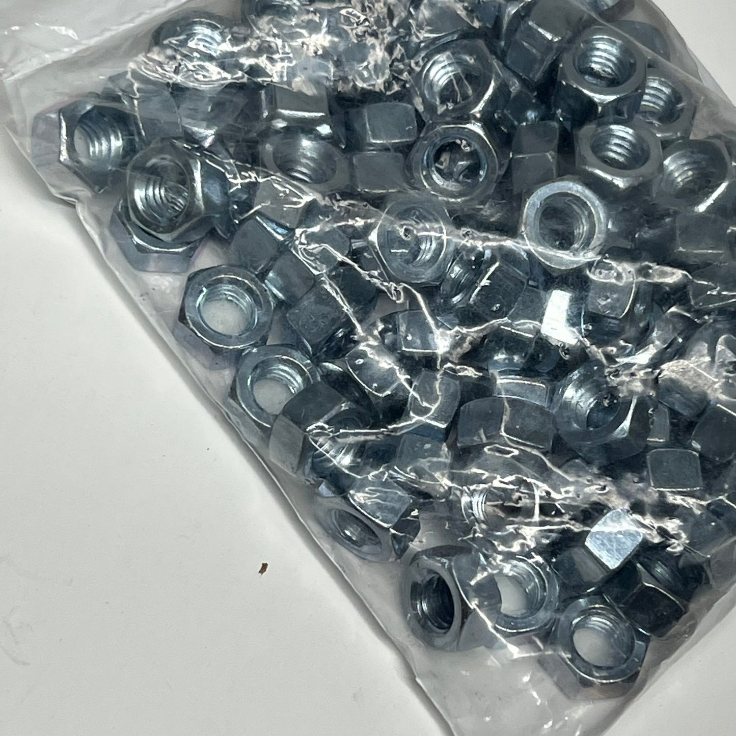 ZA@ TRAPCO INC (100 PACK) Zinc-plated Hex Nut 5/16-18 Chrome 352519-2605