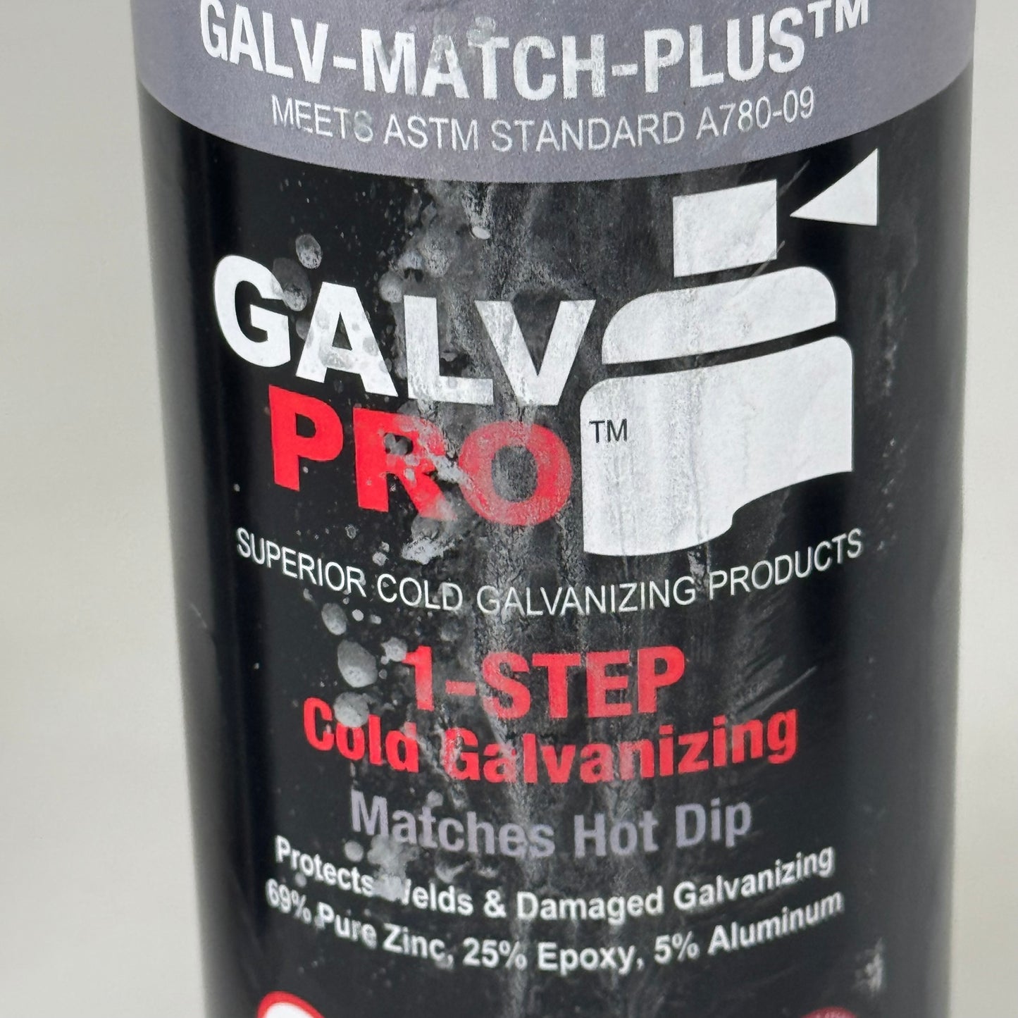 ZA@ GALV PRO (2 PACK) 1-Step Cold Galvanizing Touch-Up Paint Galvanized Grey 12.5oz As-is