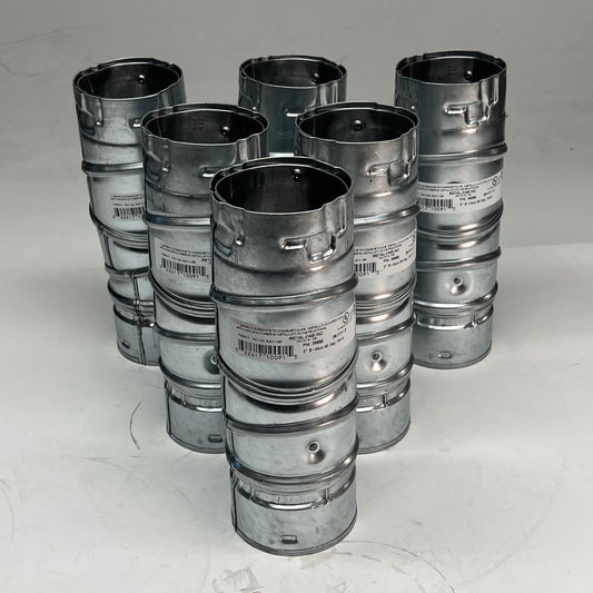 METAL FAB (6 PACK) B-vent 90 Degree Adjustable Elbow 3" Duct Dia 3M90