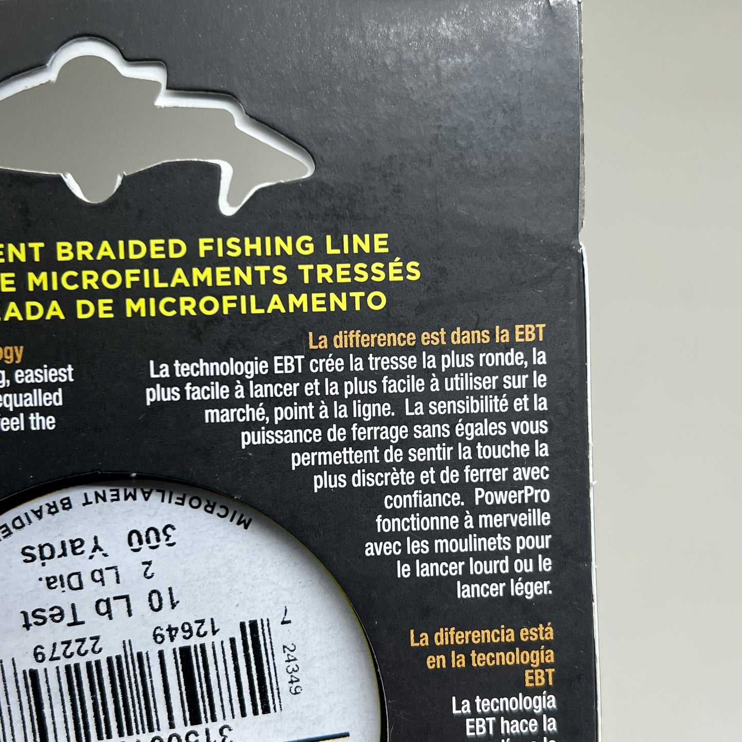 POWER PRO Microfilament Braided Fishing Line 10lbsx300yrds White 31500100300W