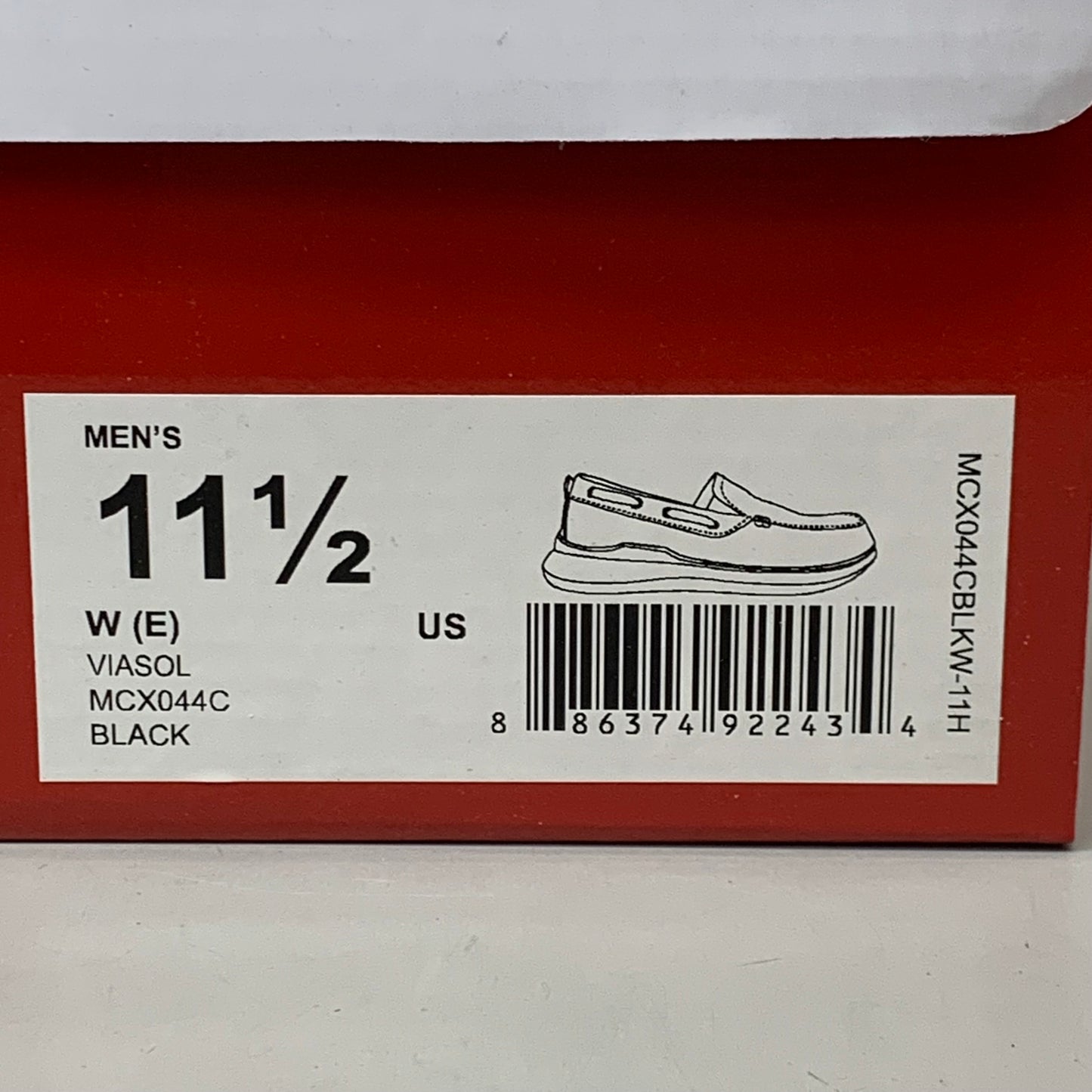 PROPET Viasol Loafer Shoes W(E) Men's SZ 11.5 Navy MCX044CBLKW-11H