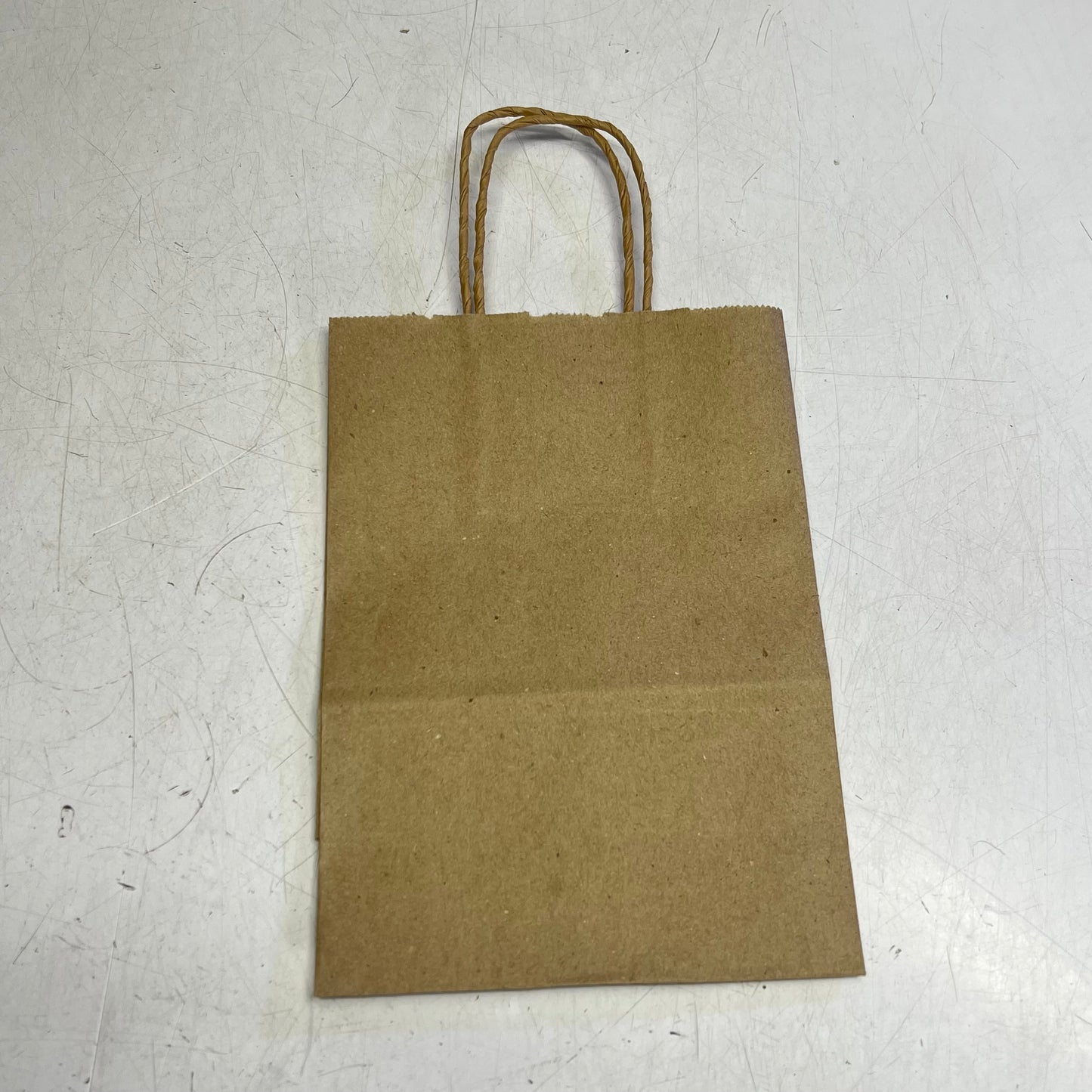 (250 PACK) Kraft Mini Paper Bags W/ Twisted Handles 11"Lx6"Wx3"D Natural