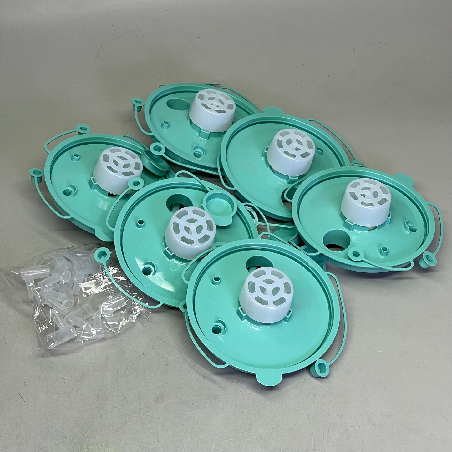 BEMIS (6 PACK) Hi-Flow Suction Canister & Lid Teal