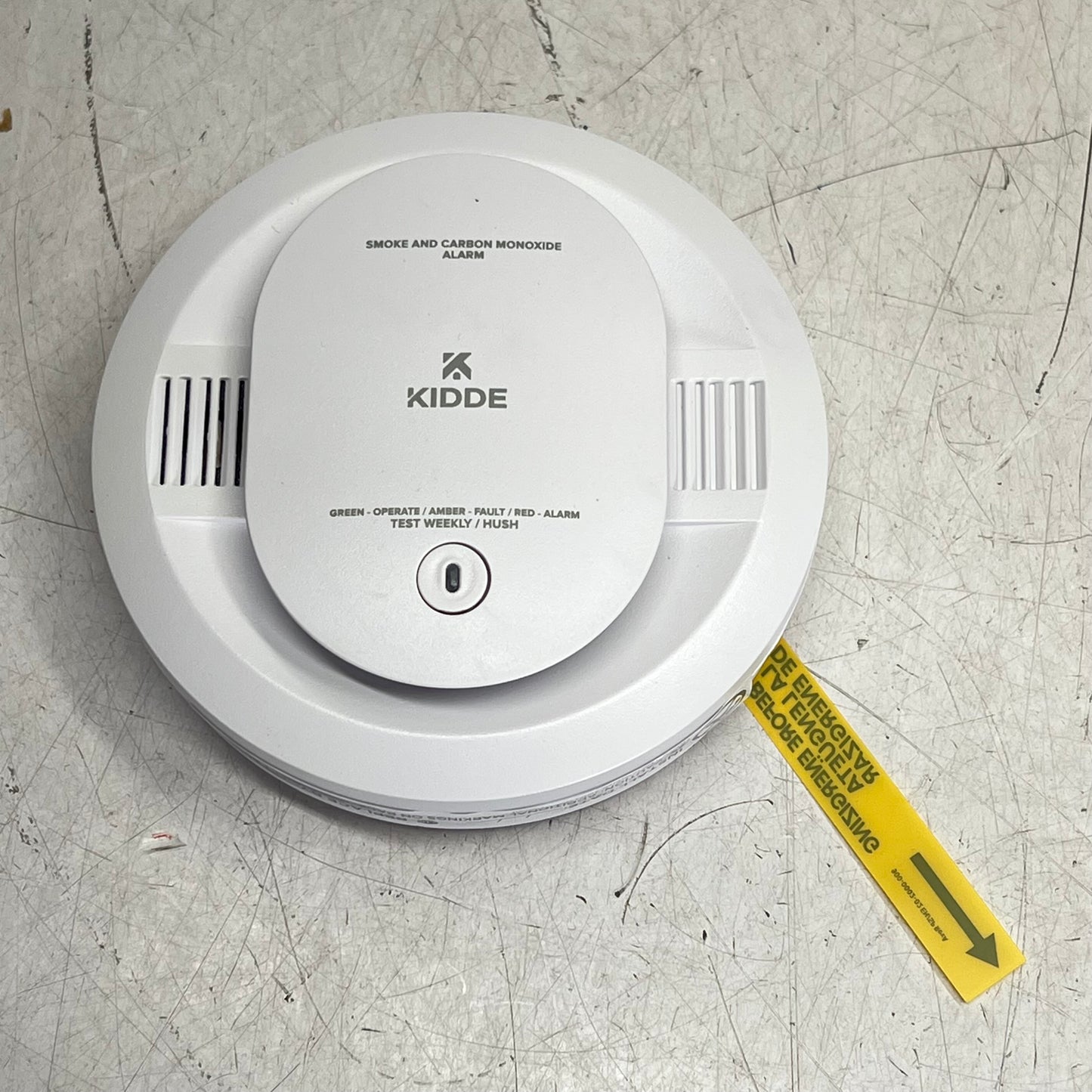 KIDDIE Cuacfex Fire X Smoke & Carbon Monoxide Alarm Hand Wired White 21033083