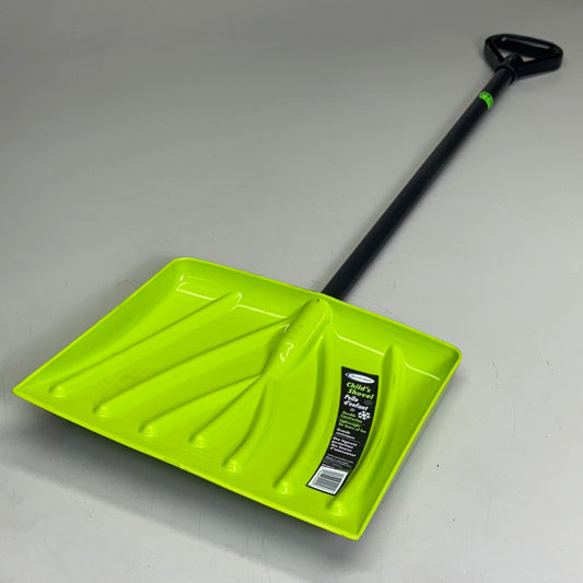 SUNCAST Child’s Shovel Sz 34” H x 11.5” W, Green/Black SK4070