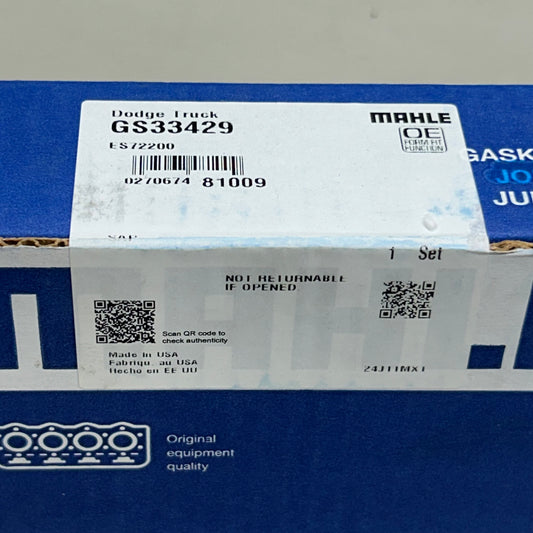 MAHLE Engine Cylinder Head Bolt Set For Chrysler, Dodge & Jeep GS33429