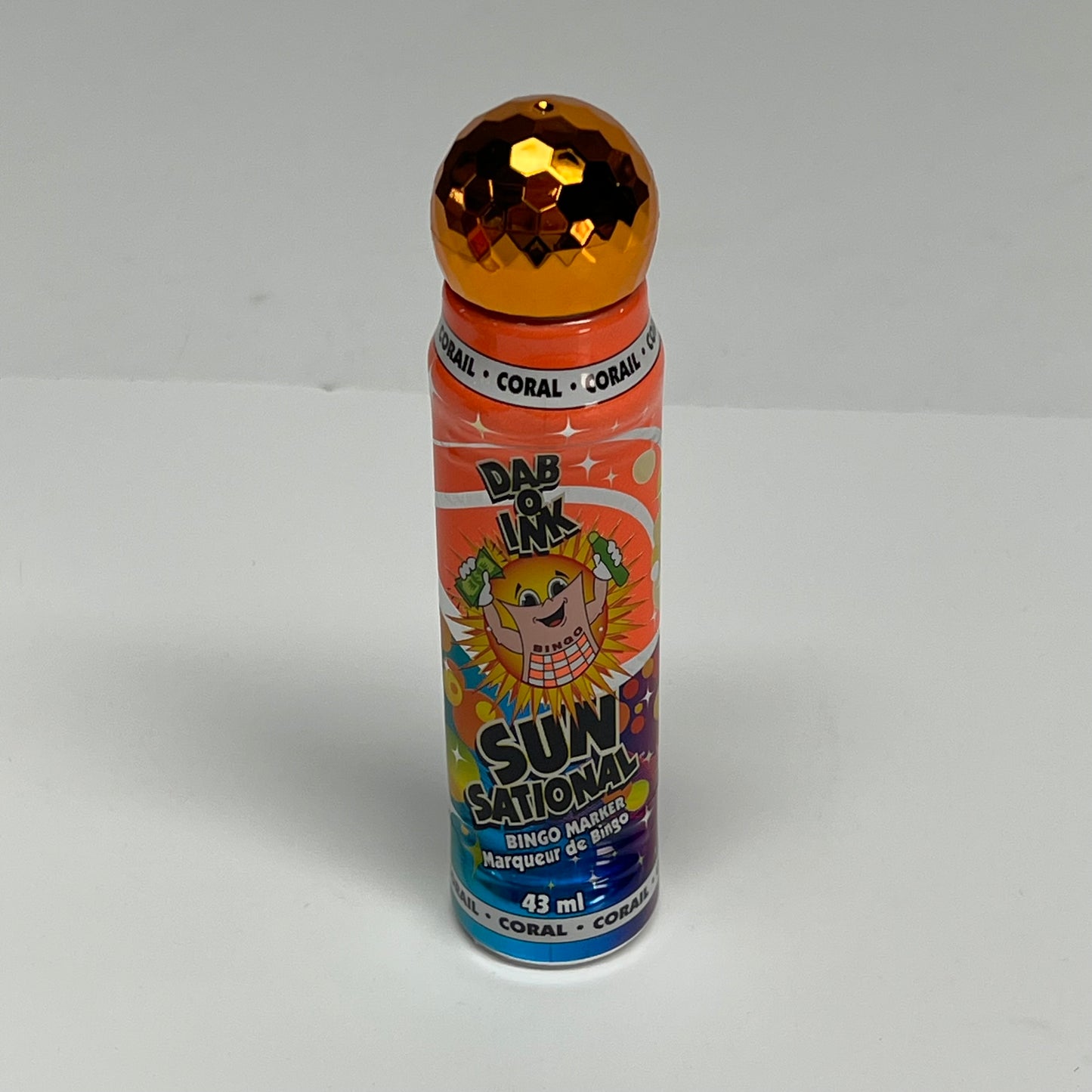 DAB O INK (12 PACK) Sunsational Bingo Marker Bright Ink 43ml/1.4 oz Coral C26