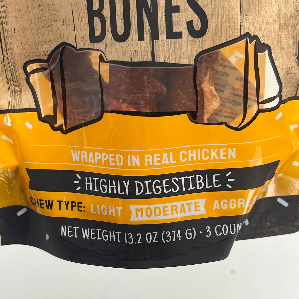 GOOD LOVIN (2 PACK) No Rawhide Dog Chews Chicken Flavored Bones 13.2oz BB 03/28