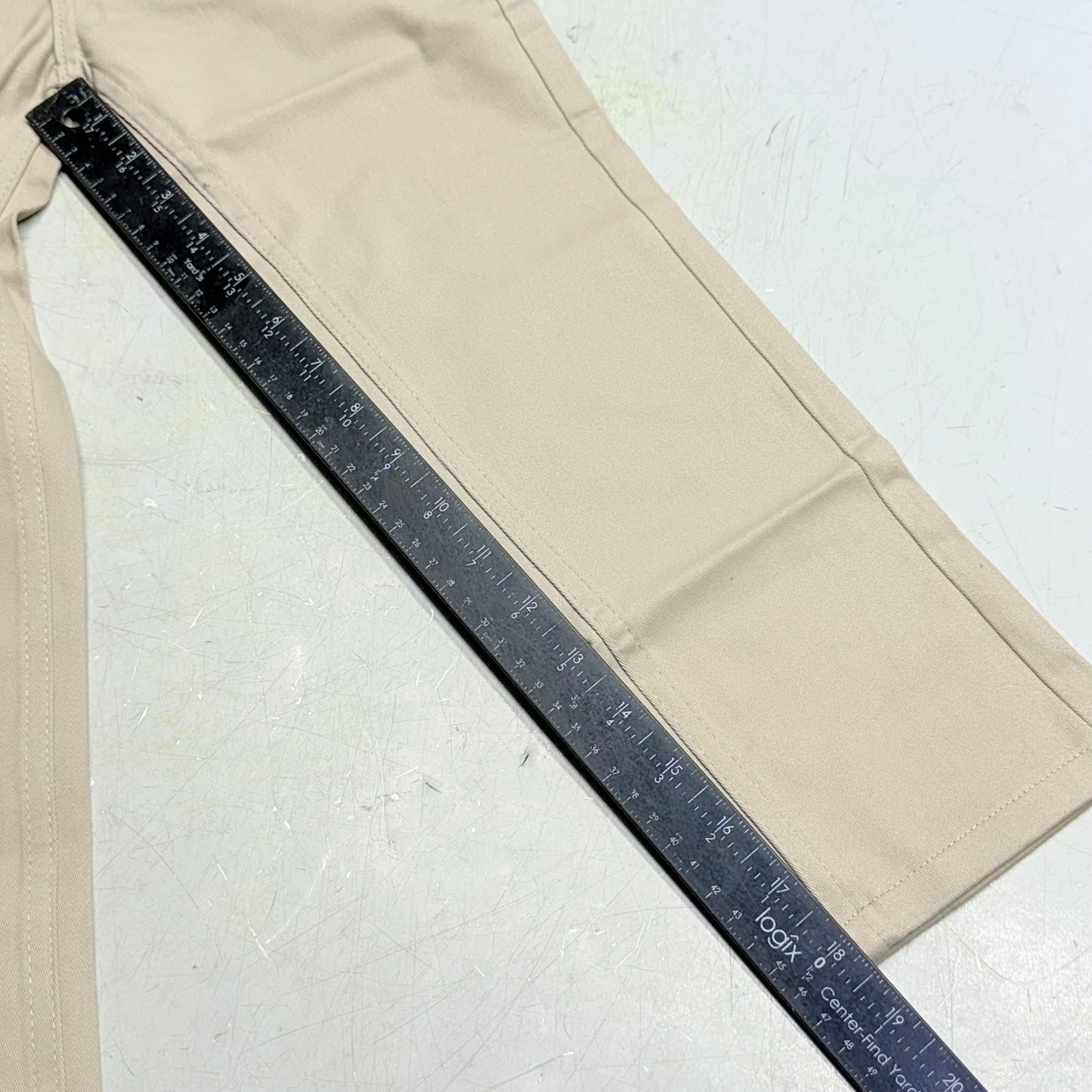 NAUTICA JEANS Boys' School Uniform Pants Sz 5 Regular Khaki - NUFDC01E (New)