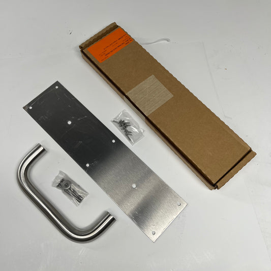 ROCKWOOD ASSA ABLOY (2 PACK) Rockwood 110x70c Pull Plate 4″ x 16″ 1" Pull Silver