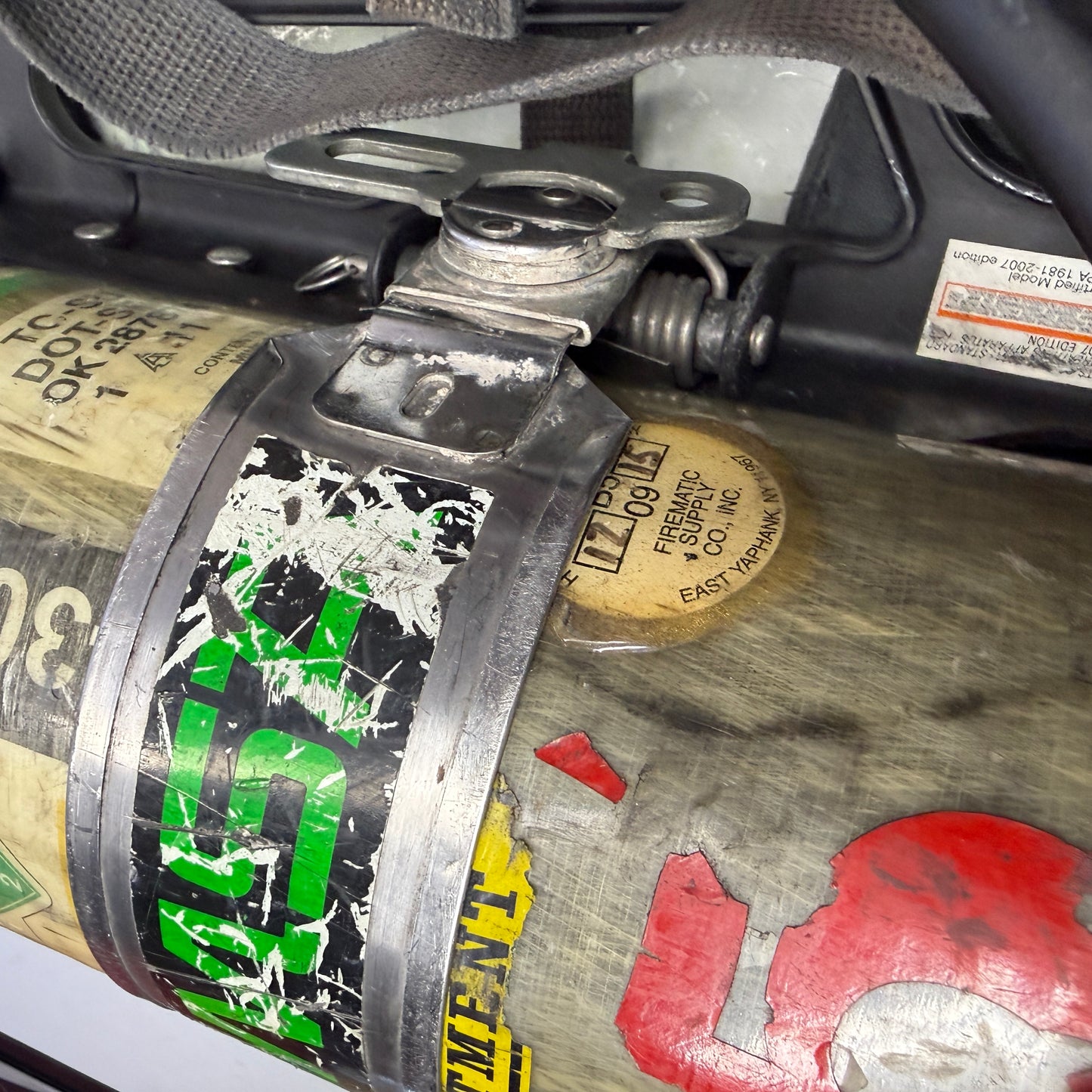 Z@ MSA (*PARTS ONLY*) FireHawk M7 SCBA Air Pack W/ Tank Firefighter Gear (AS-IS)