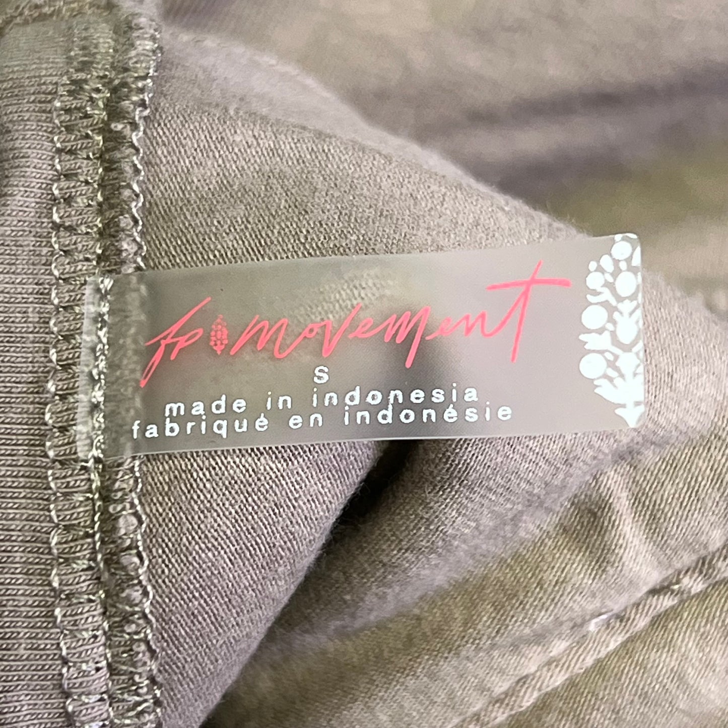 FREE PEOPLE Hot Shot Onesie Relaxed Fit Women's Sz S Mocha Latte 80029523