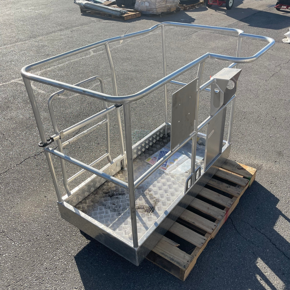 UNBRANDED Replacement Boom Lift Platform Basket 57"x43"x39" Aluminum