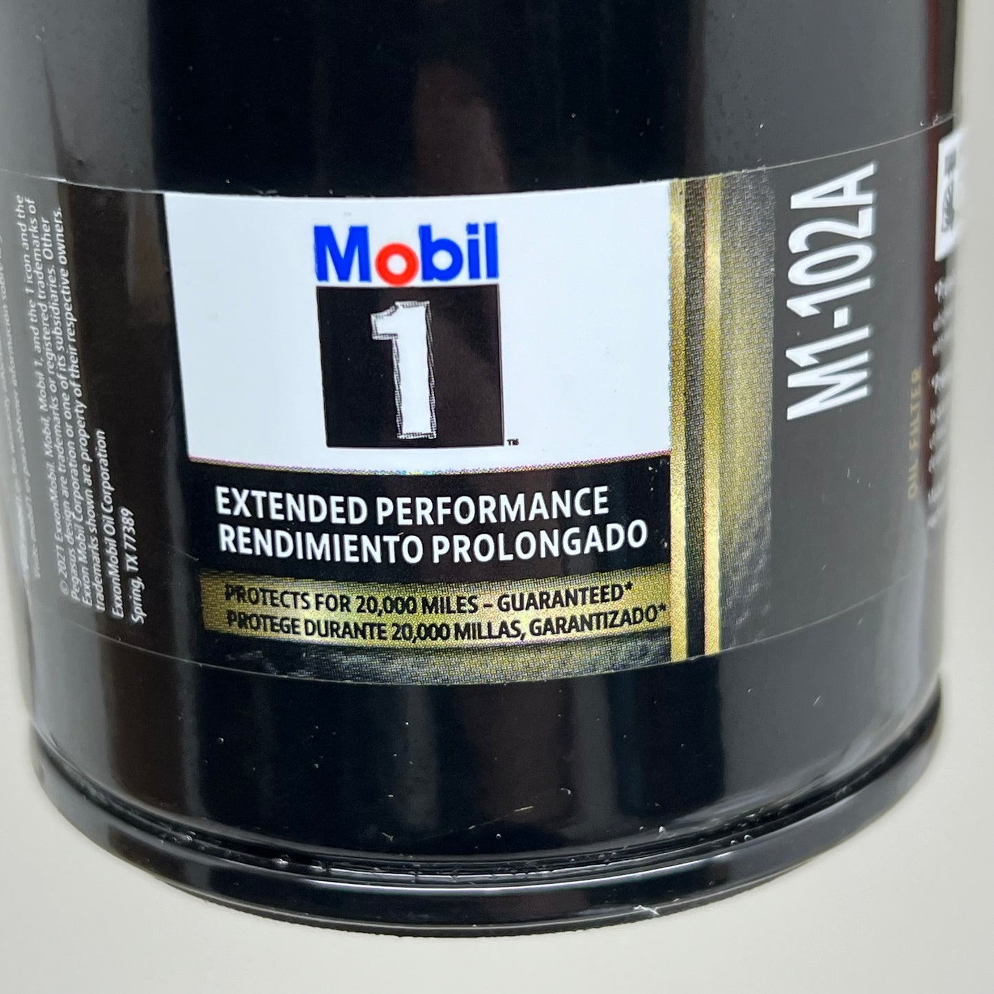 MOBIL1 (2 PACK) Extended Performance oil Filter Protects 20,000 Miles M1-102A