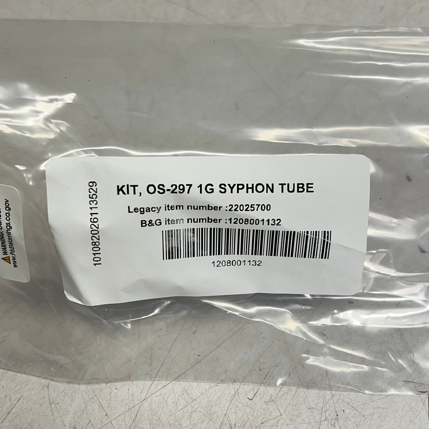 B & G Syphon Tube for 1 Gal Sprayers Replacement Part Brass 1208001132