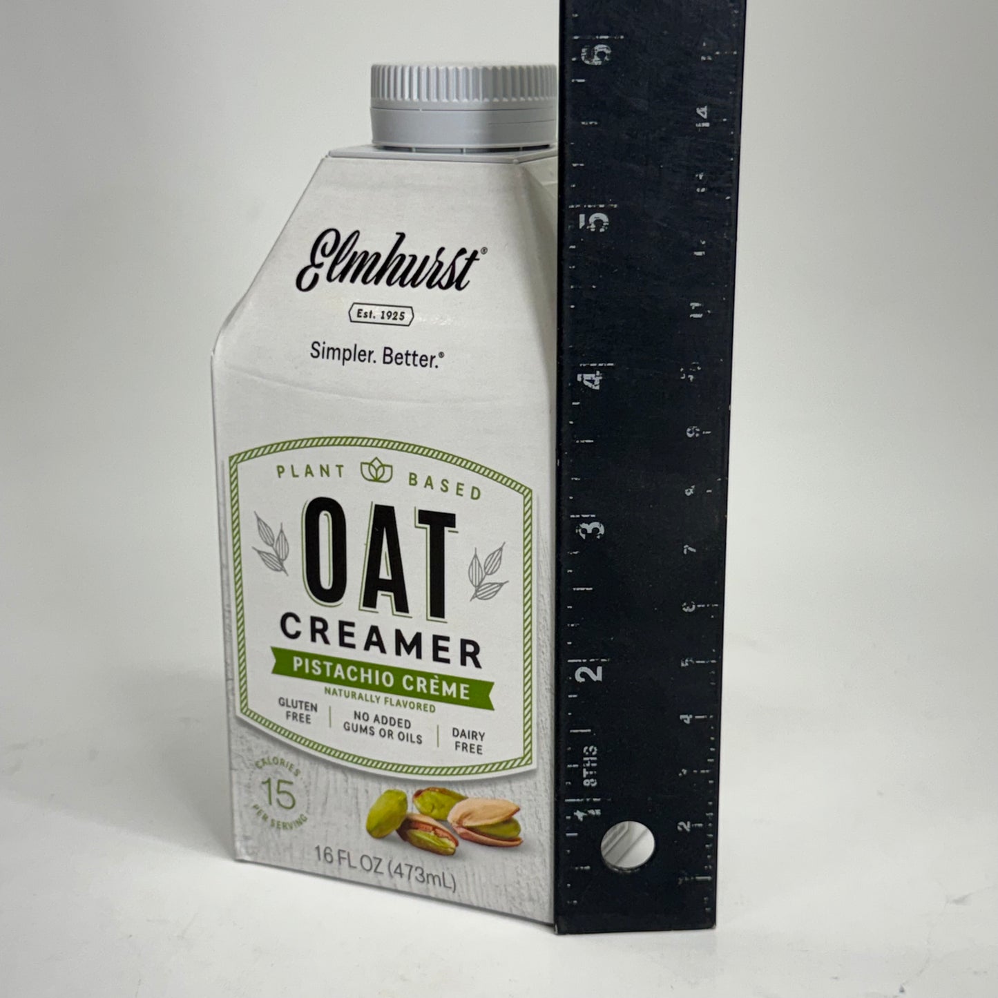 ELMHURST (6 PACK) Elmhurst Pistachio Creme Oat Creamer 16 fl oz. BB 01/27