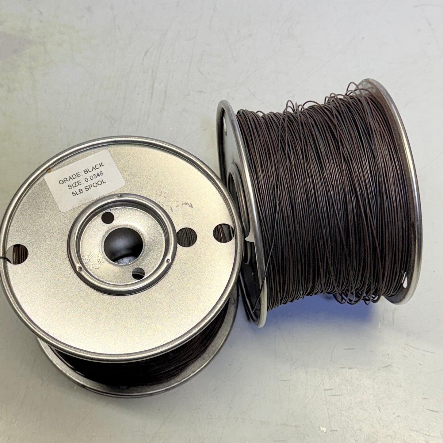 ZA@ (2 PACK) Wire Spools 5LB 0.0348 Diameter Black