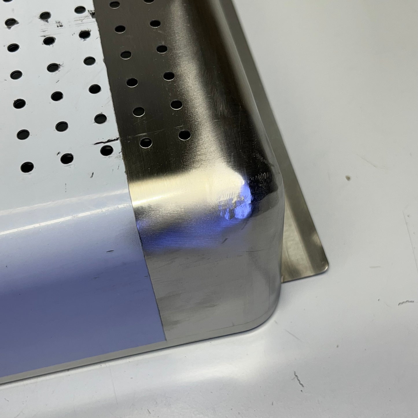 REGANCY 304 Stainless Steel Perforated Basket 19.5"x19.5"x4" 600RSSB20 (As-is)