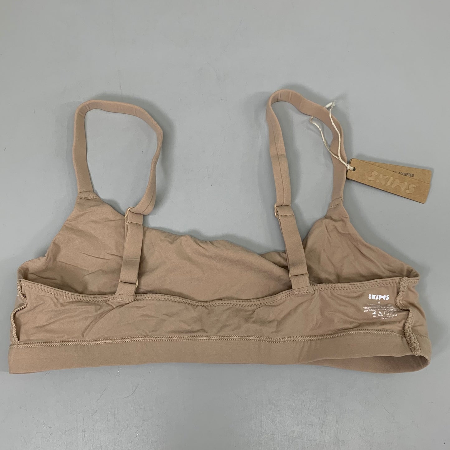 SKIMS Buttery Soft Fits Everybody Scoop Bralette Women's Sz M Clay BR-SCN-2025