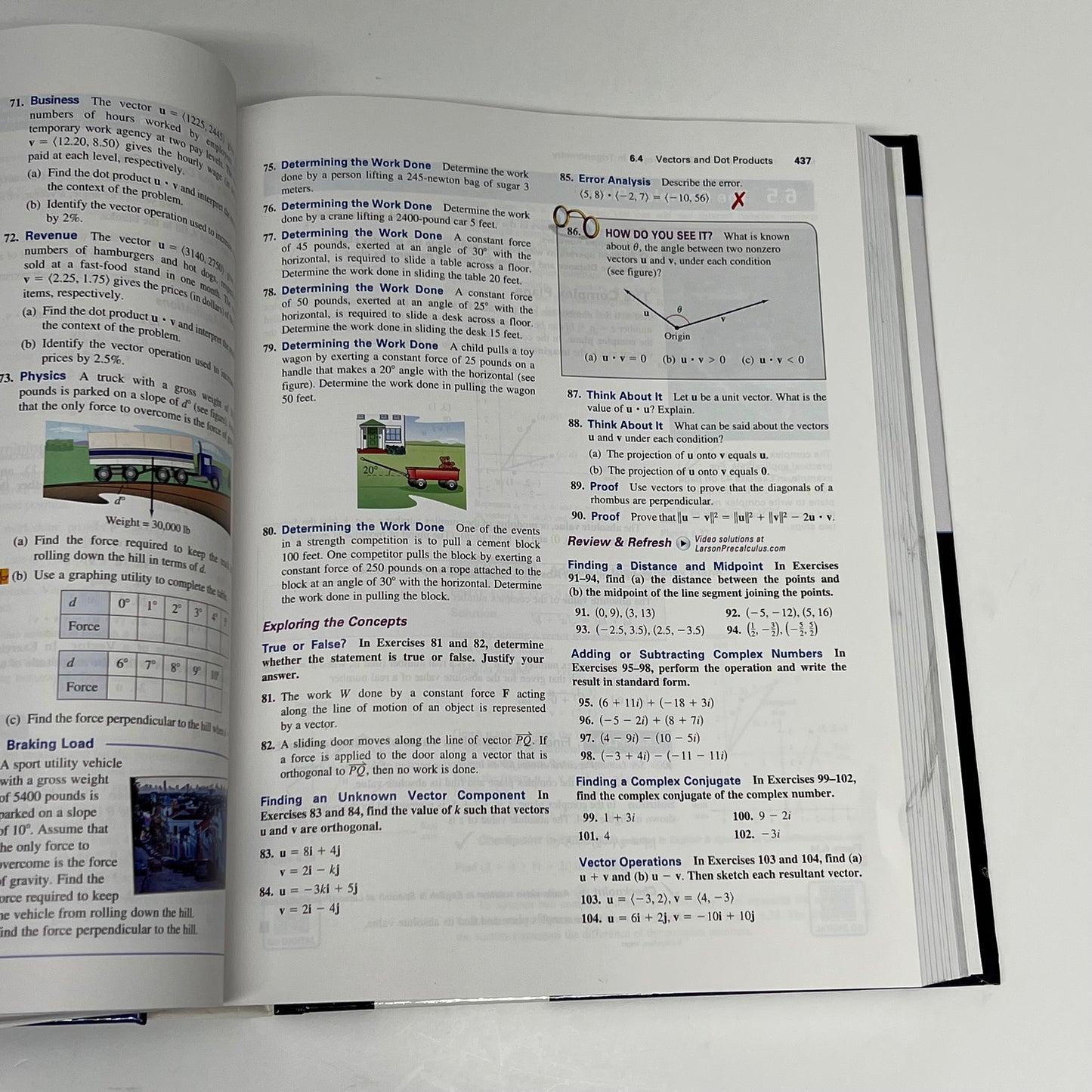 PRECALCULUS W/ LIMITS Calc Chat & Calc Yiew By Ron Larson & Paul Battaglia