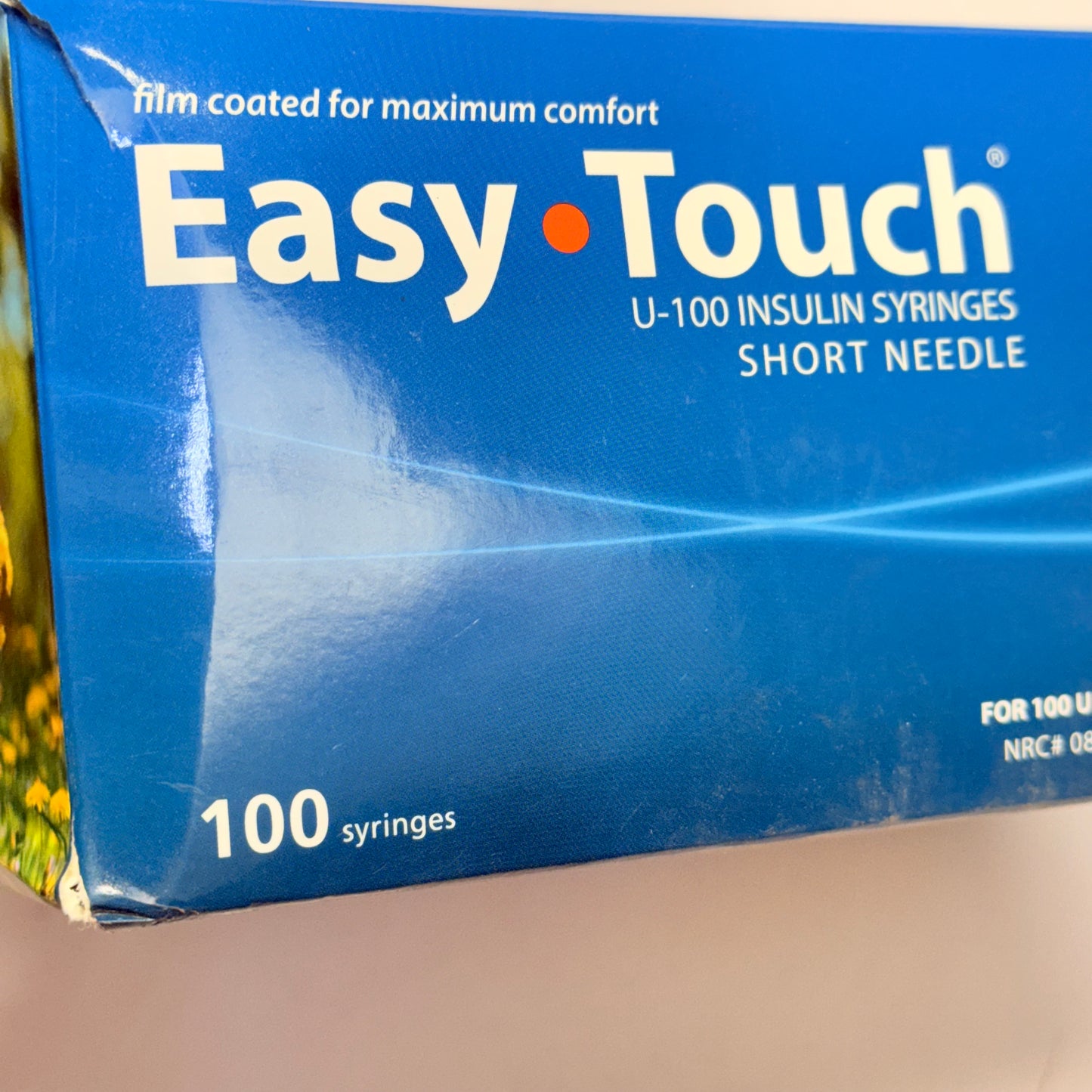 EASY TOUCH (100 PACK) U-100 Insulin Syringes 31 Gauge 1ml CC 5/16" 831165 (New Other)