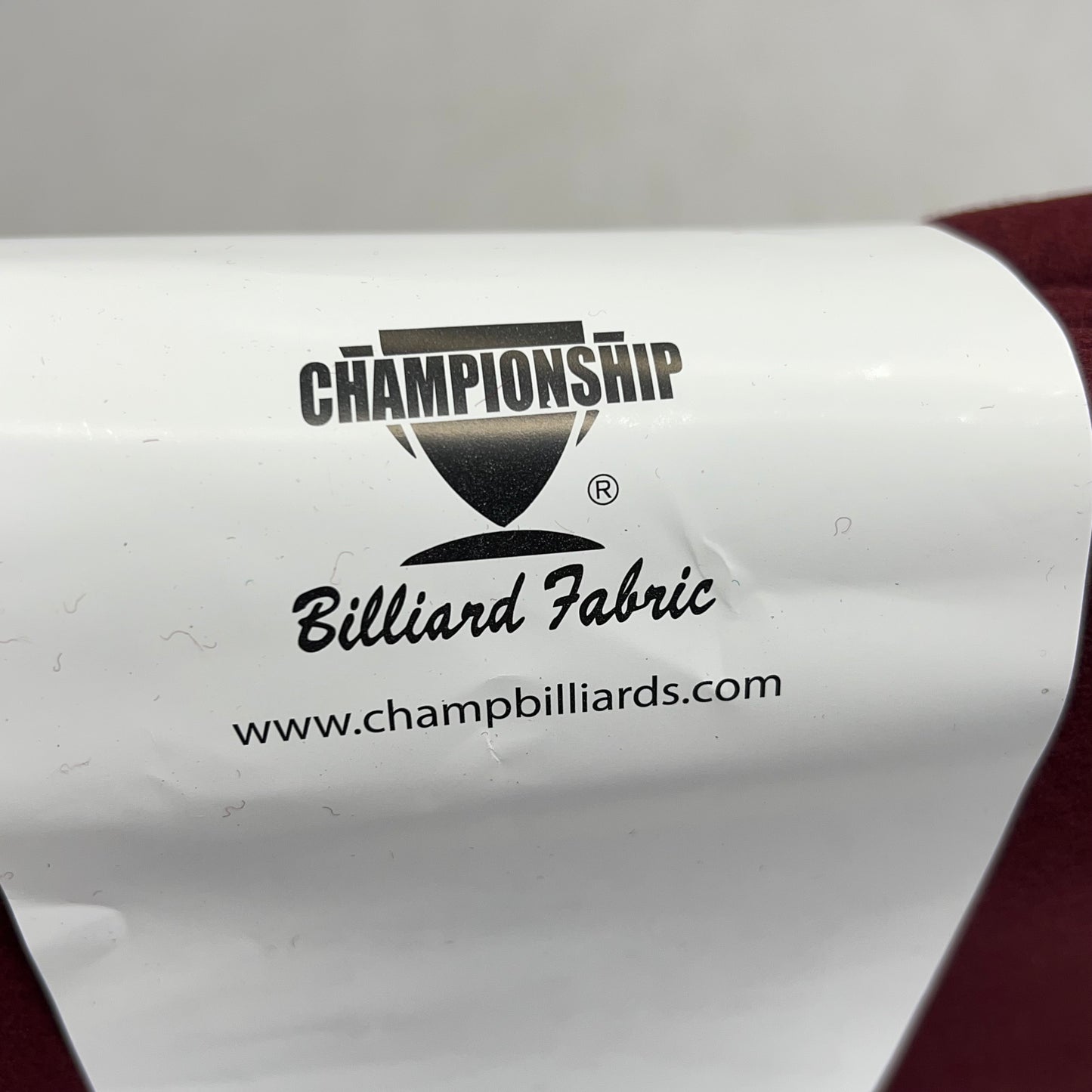 CHAMPIONSHIP Invitational Teflon Pool Cloth 8' 20oz Woolen Billiard Wine 4066-66